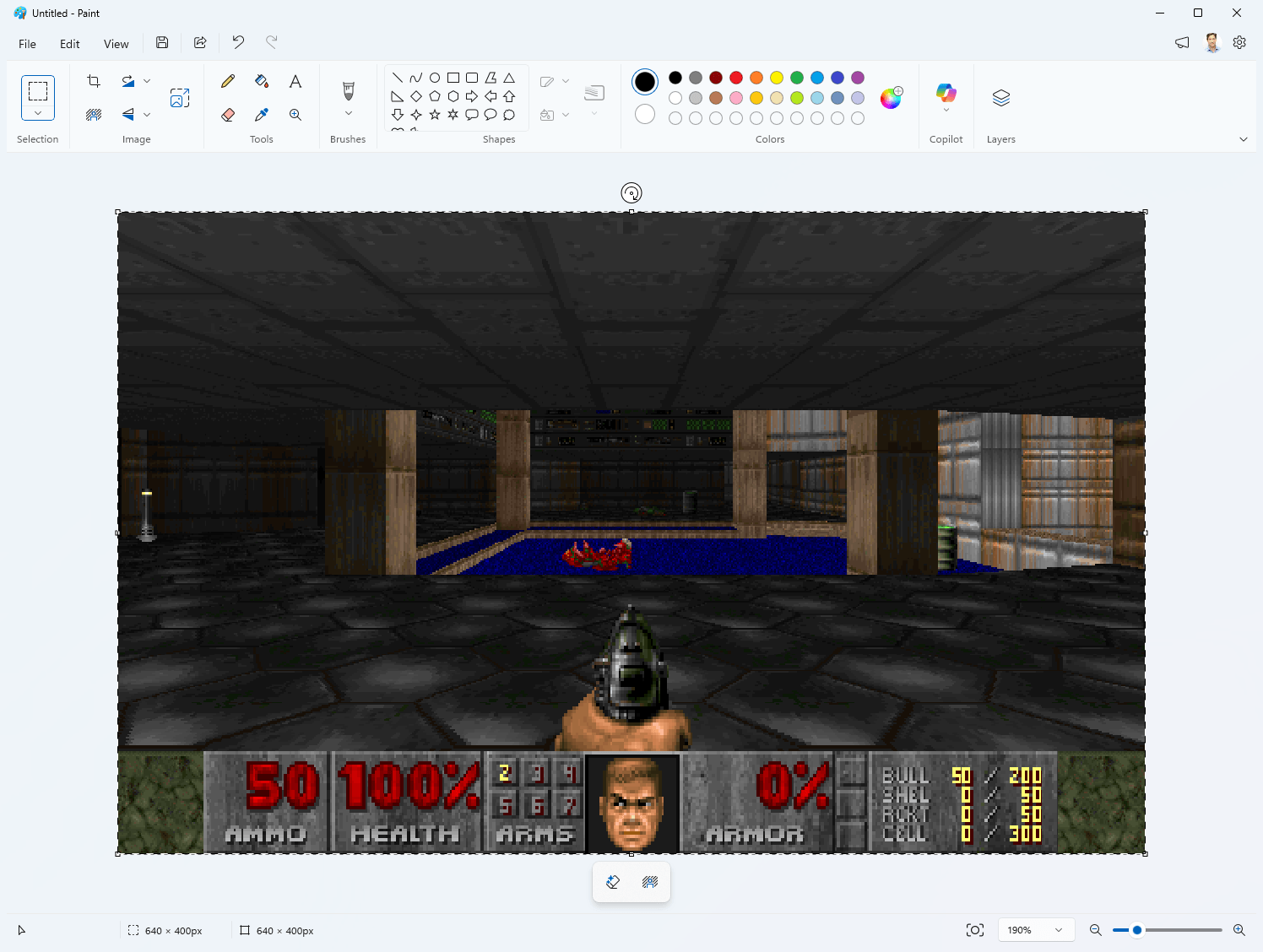 Марк Руссинович опубликовал MS Paint Doom