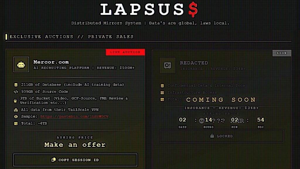 У ИИ-подрядчиков Mercor украли 4 ТБ голосовых сэмплов