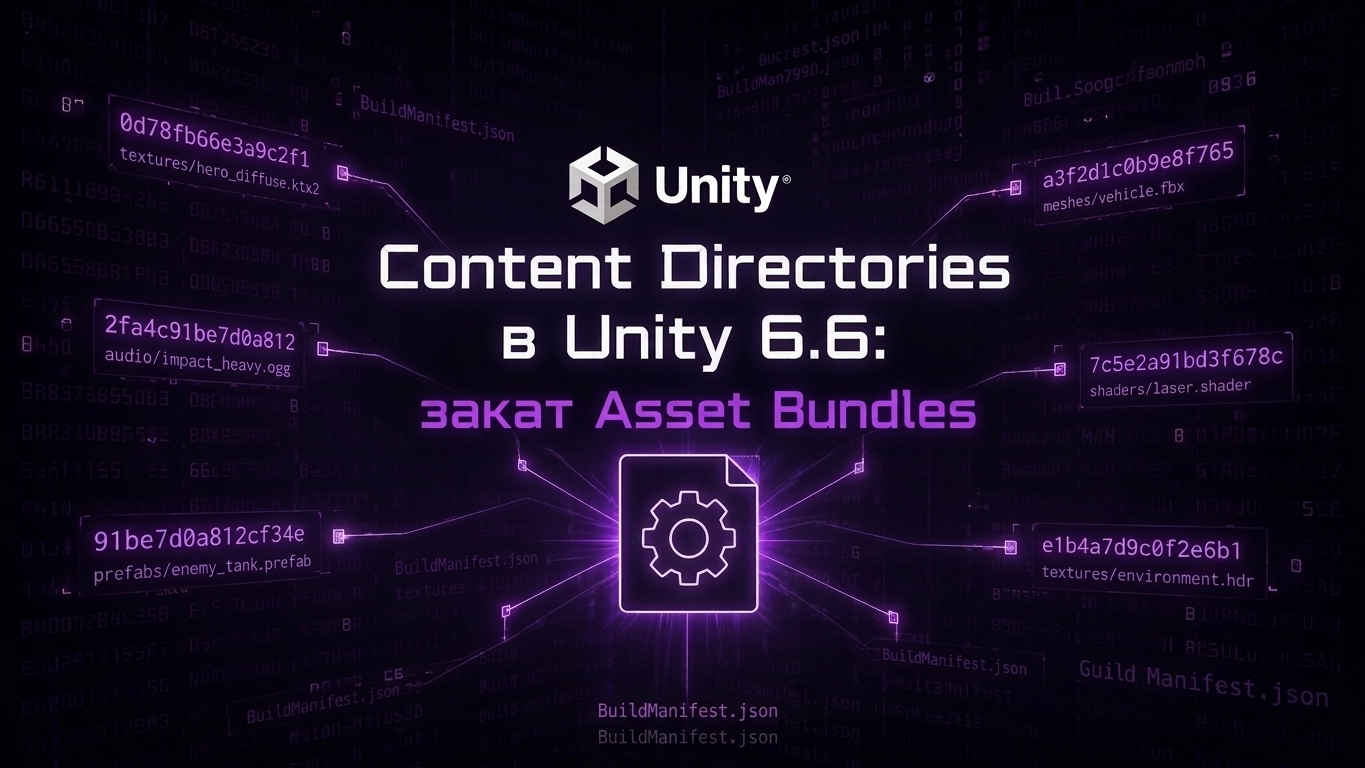 Content Directories в Unity 6.6: закат Asset Bundles