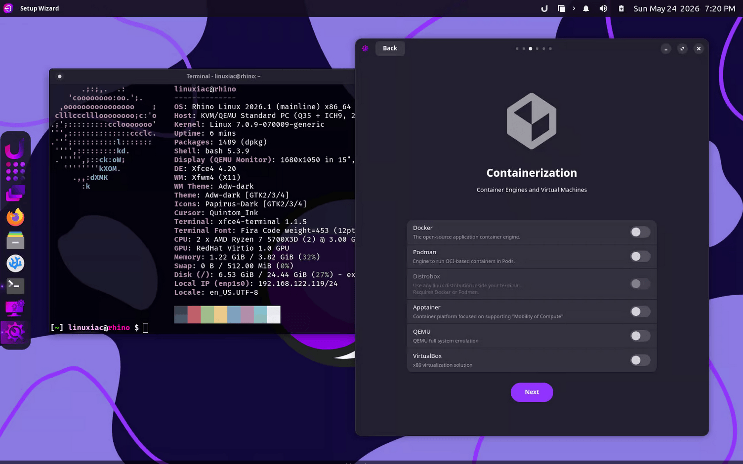Вышел Rhino Linux 2026.1