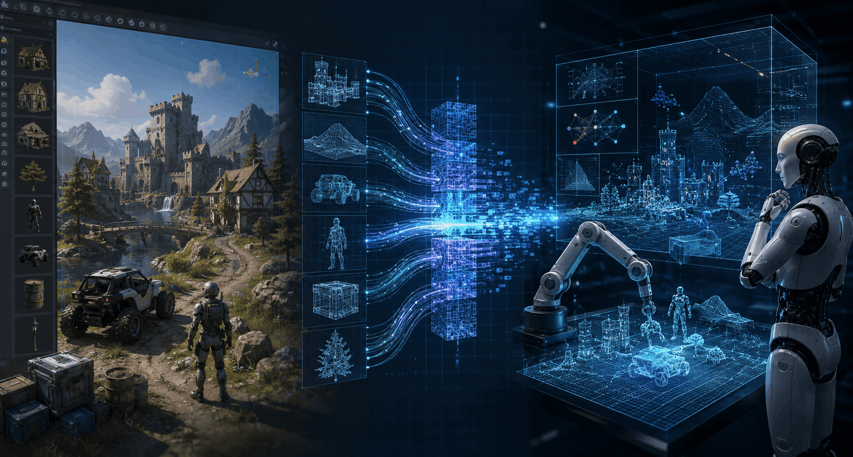 Стартап-компания Origin Lab хочет превратить игровые ассеты в обучающие информация для world models