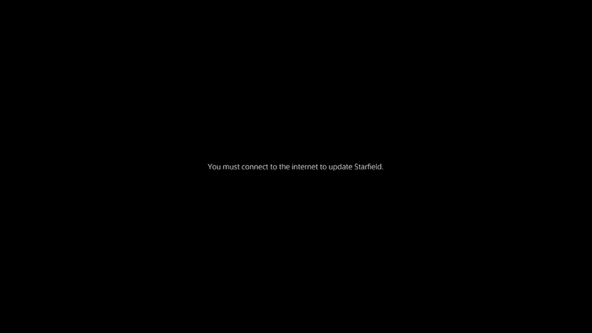 Starfield не получится запустить на PS5 без подключения к интернету — на диске будет только часть игры