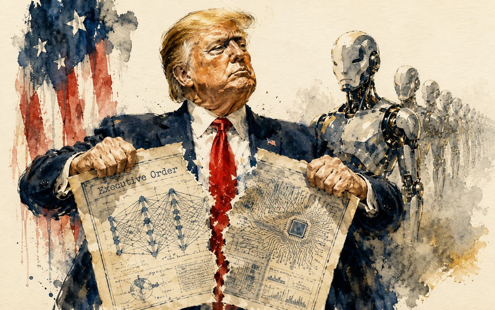 Трамп отменил указ о госпроверке ИИ — побоялся проиграть гонку Китаю
