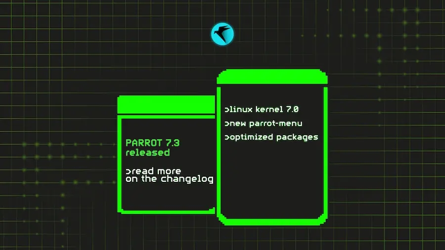 Версия дистрибутива Parrot OS 7.3 для этичного хакинга с ядром Linux 7.0