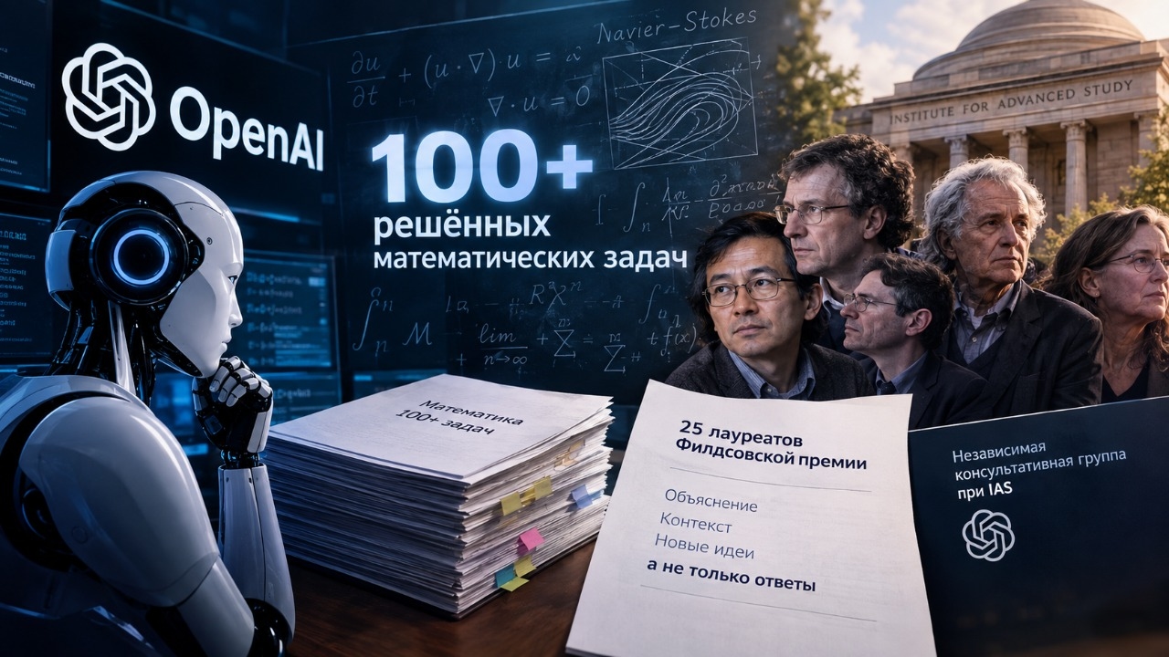 Новая схема OpenAI за 24 дня решила более 100 открытых математических задач