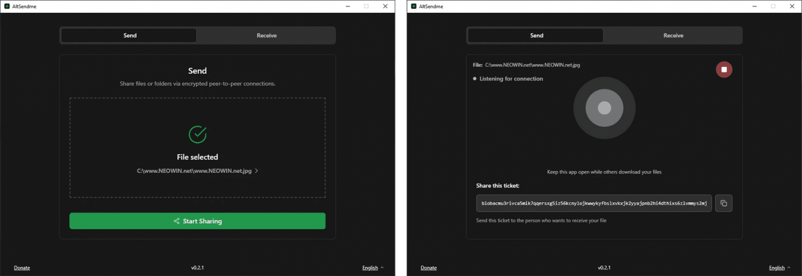 Обновлён публичный кроссплатформенный инициатива AltSendme 0.4.0 для конфиденциальной одноранговой передачи файлов