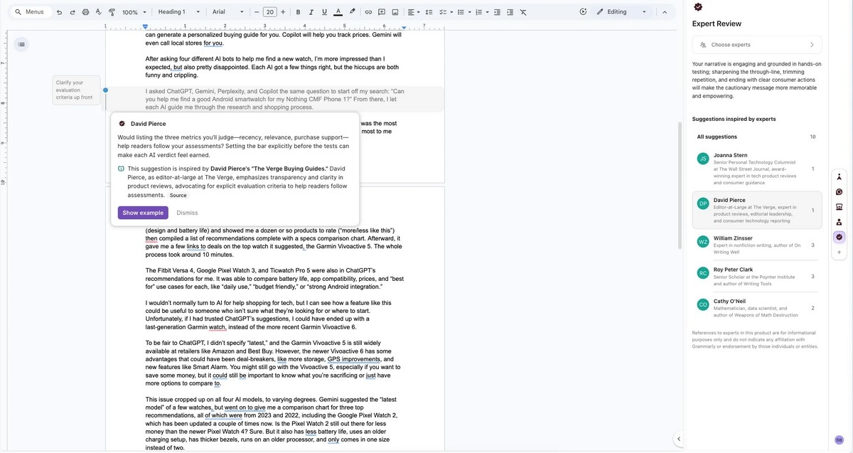Grammarly использует работы авторов текстов без их разрешения