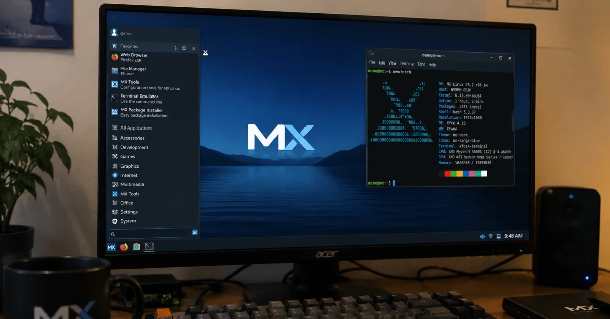 Вышло апдейт дистрибутива MX Linux 25.3 (Infinity) на базе Debian 13.7 и Linux 7.2