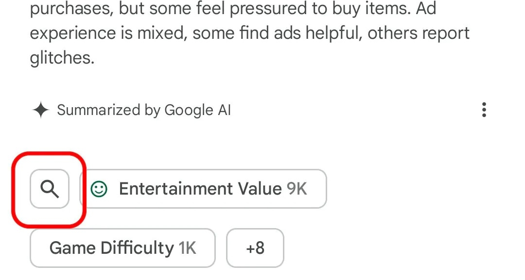 В Google Play Store теперь можно искать информацию среди отзывов пользователей