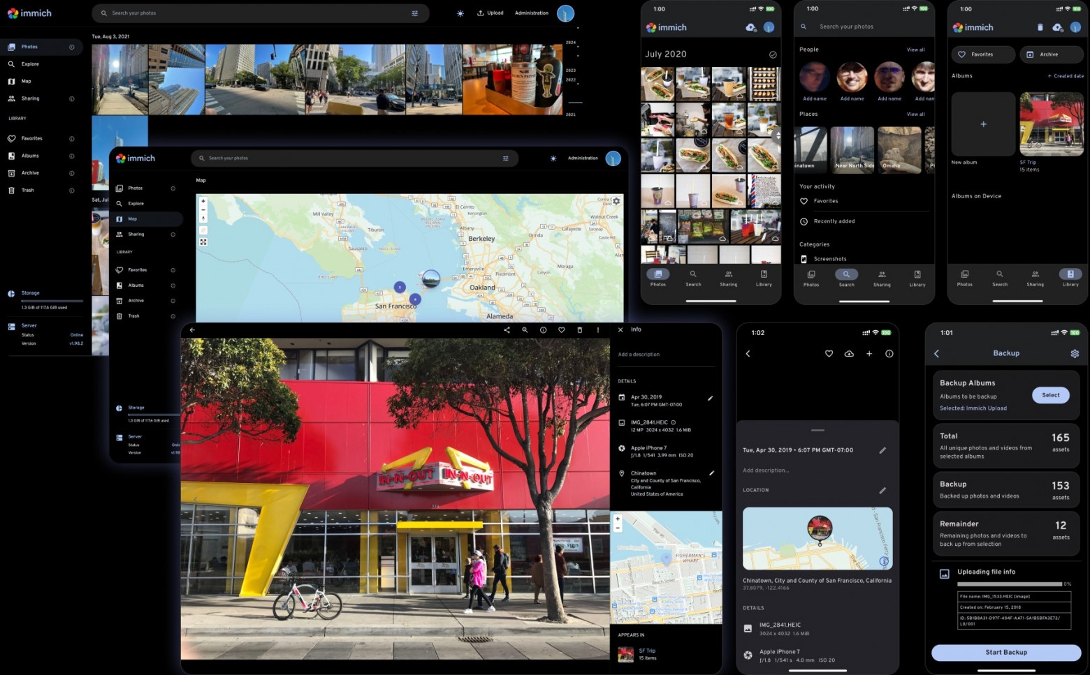 Версия открытой платформы для самостоятельного хранения и управления фото и видео Immich 2.6