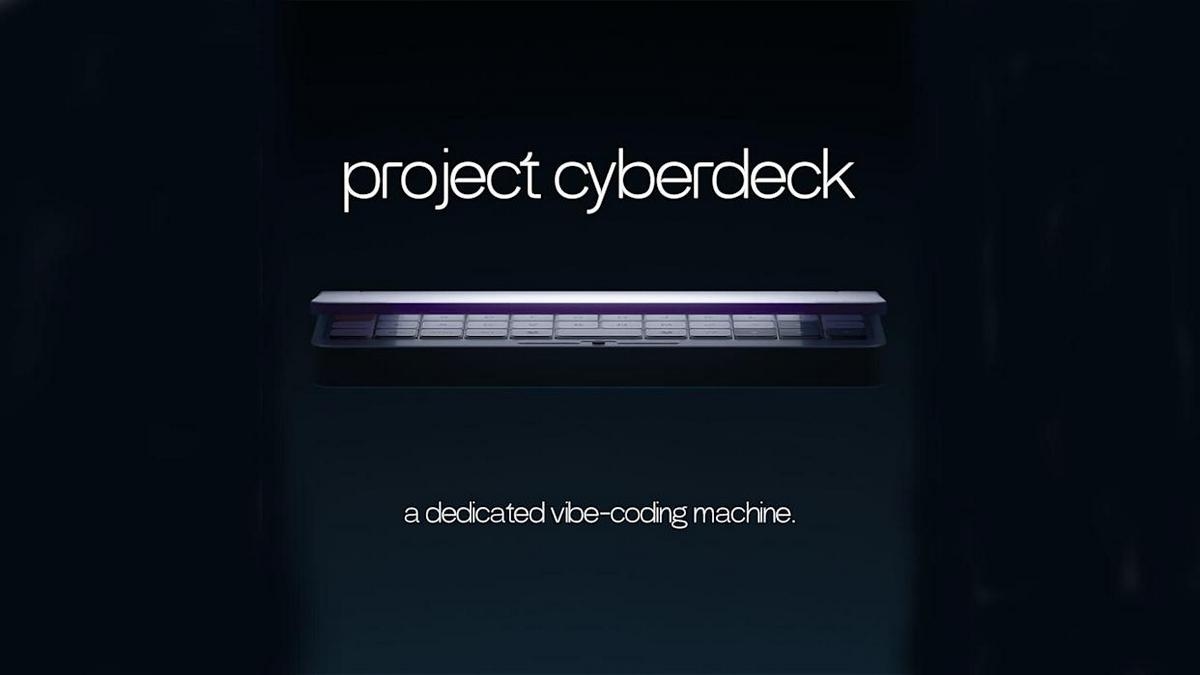 Разработчик ИИ-гаджета R1 раскрыл название своего нового проекта — нетбука Cyberdeck для вайбкодинга