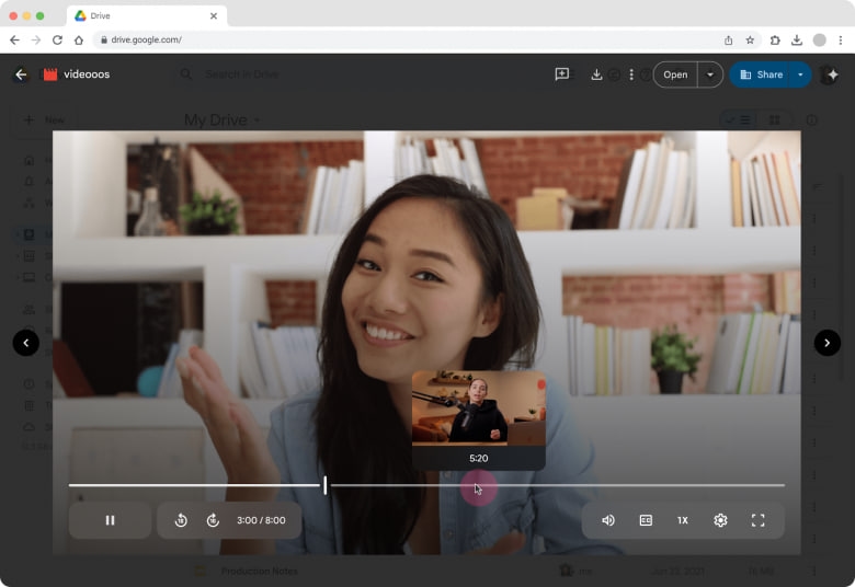 Пользователи Google Drive теперь могут оставлять замечания к моментам видео без ручного ввода таймкодов