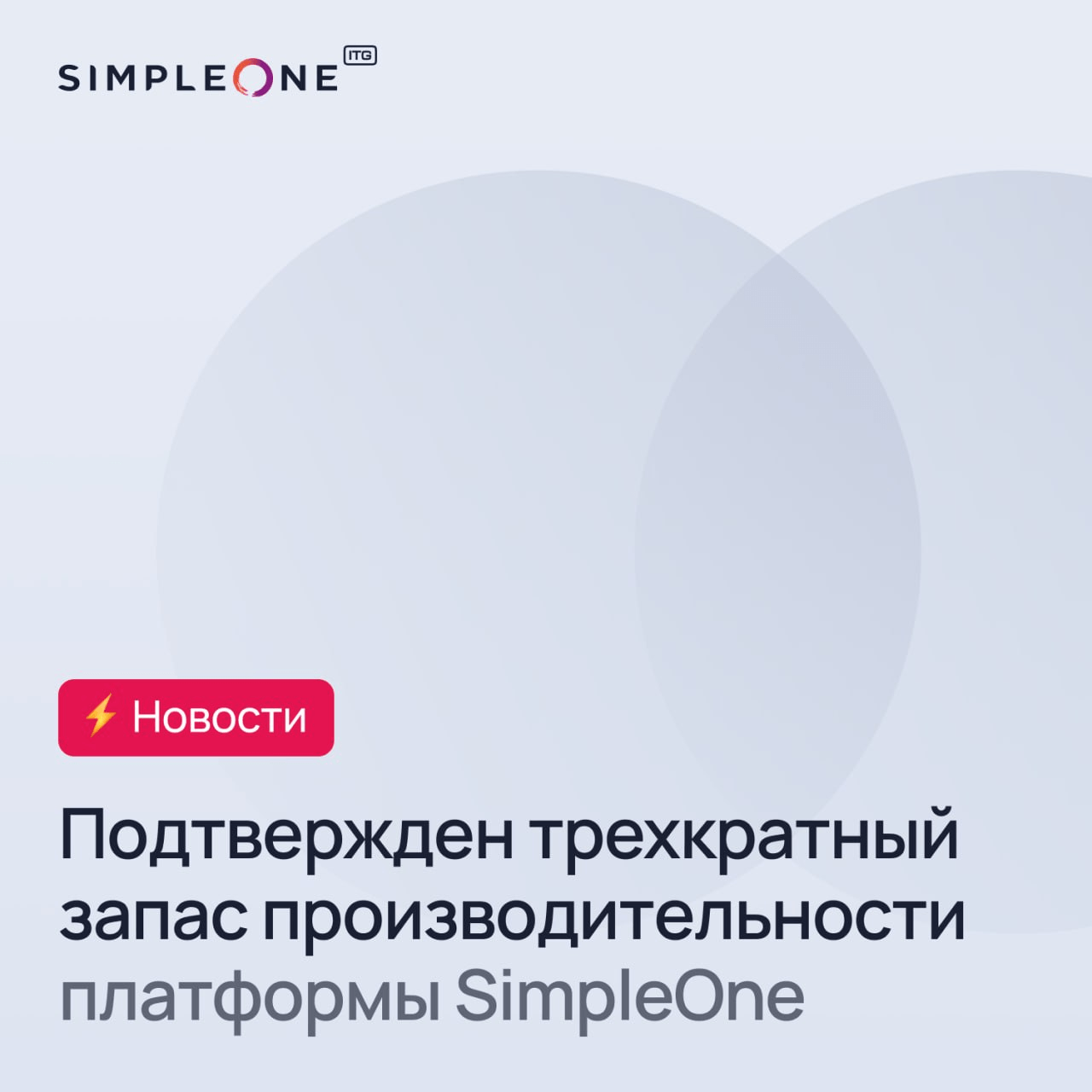 Нагрузочное тестирование подтвердило трехкратный запас производительности платформы SimpleOne