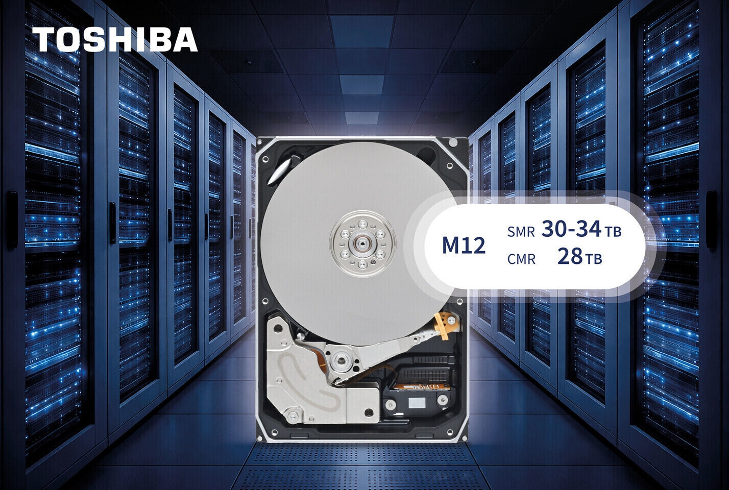 Toshiba выпустила на сегмент 3,5-дюймовые HDD с SMR и ёмкостью 30-34 ТБ