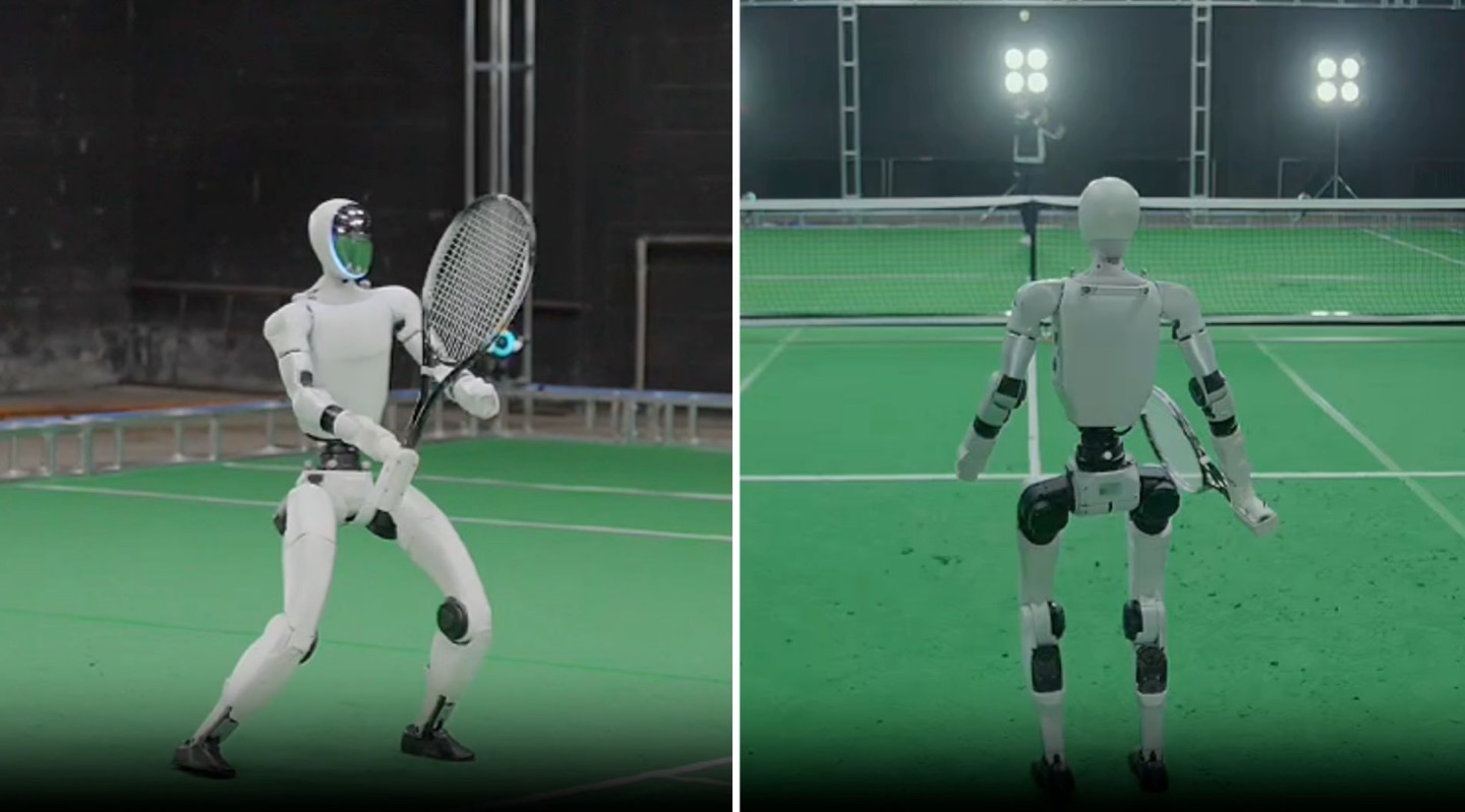 Китайский робот научился теннису на 5 часах данных — и уже играет против человека