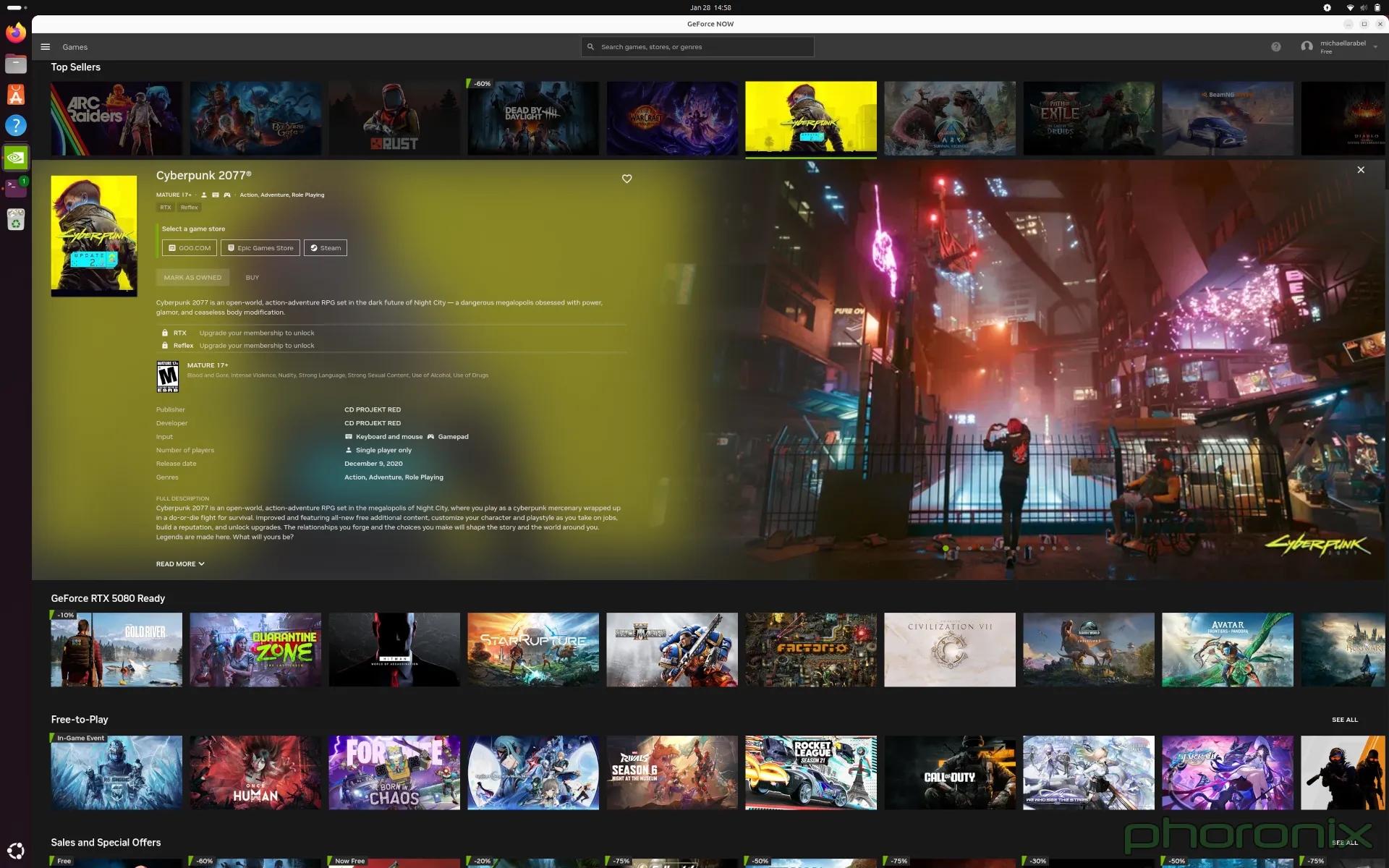 Представлен публике Linux-клиент для работы с облачным сервисом Nvidia GeForce Now