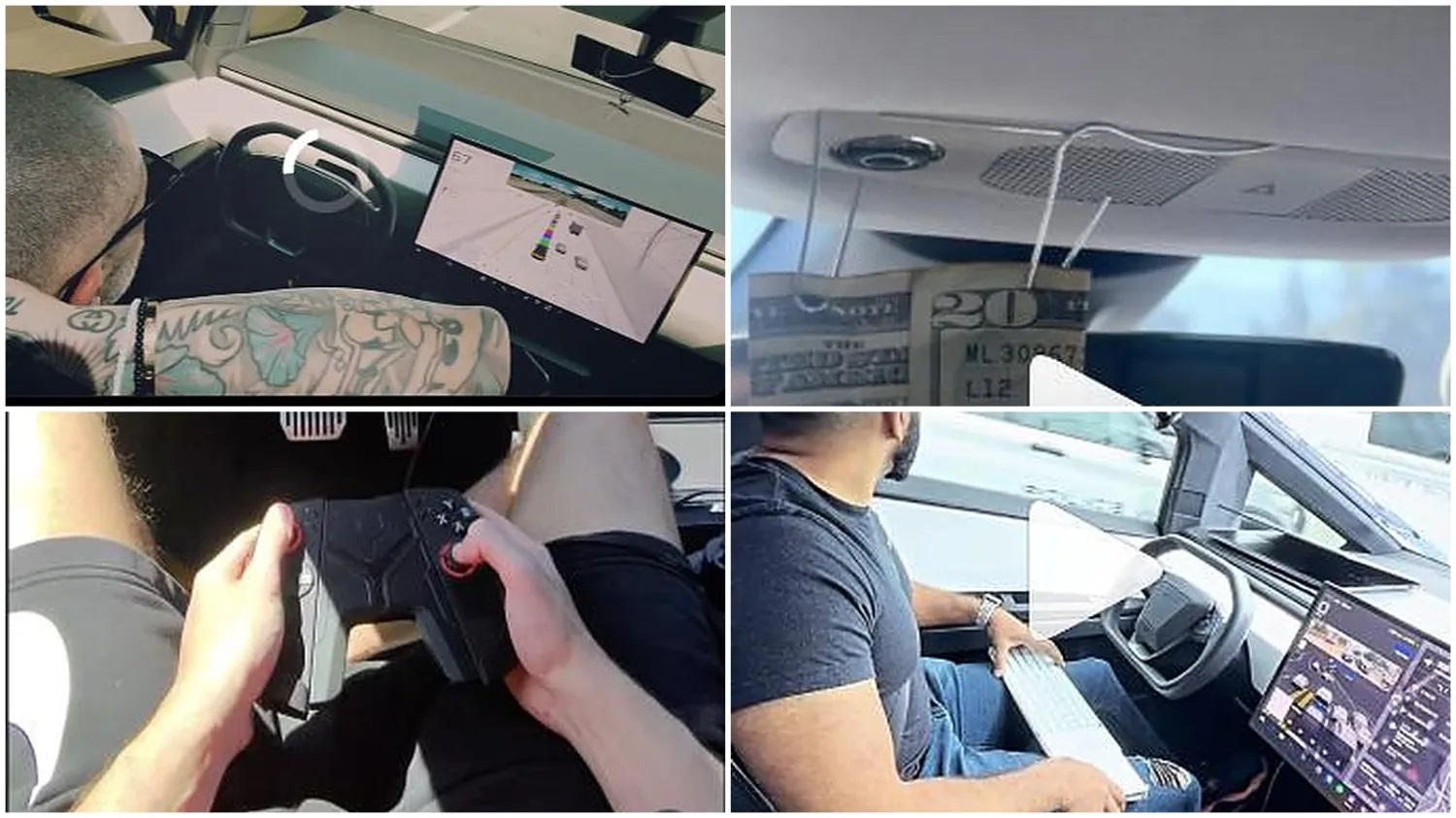 Владельцы Tesla снимают на видео, как нарушают правила использования FSD, и выкладывают в соцсети