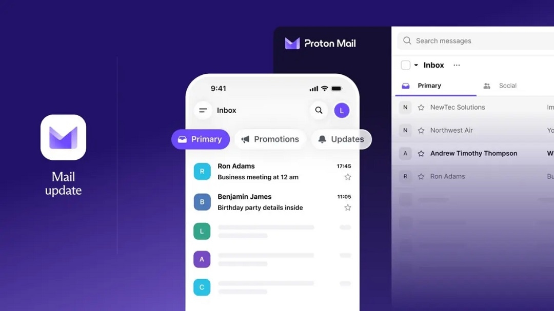 Proton Mail теперь сортирует электронные письма по категориям, как Gmail